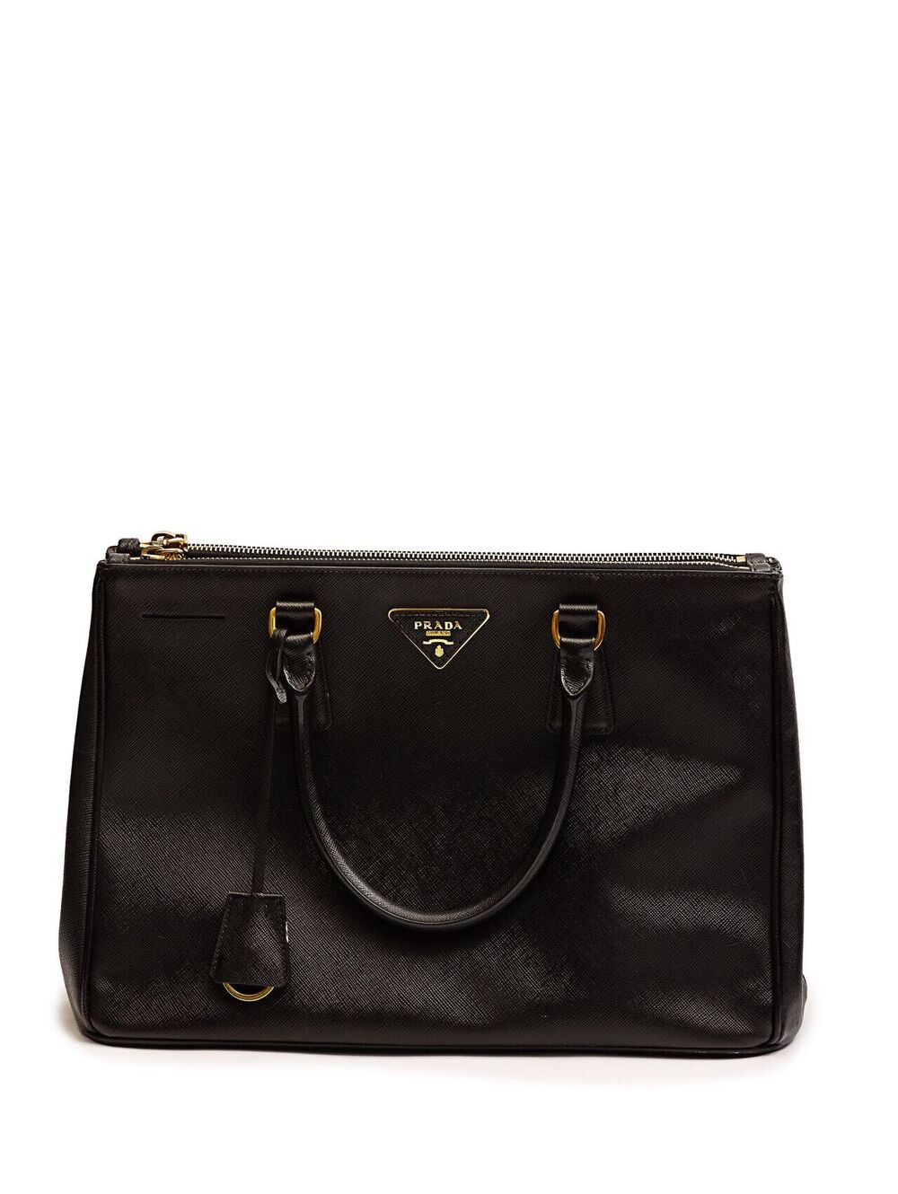Prada Medium Black Saffiano Tote